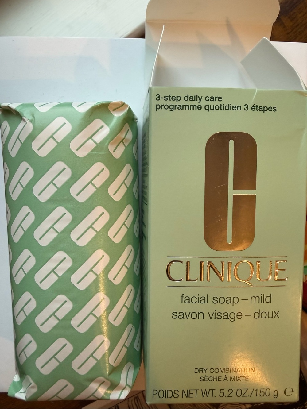 Clinique Facial Bar Soap Mild in the 5.2 oz (150g) bar